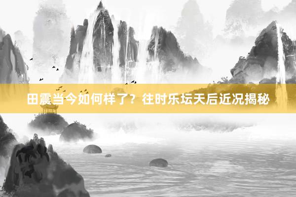 田震当今如何样了?往时乐坛天后近况揭秘